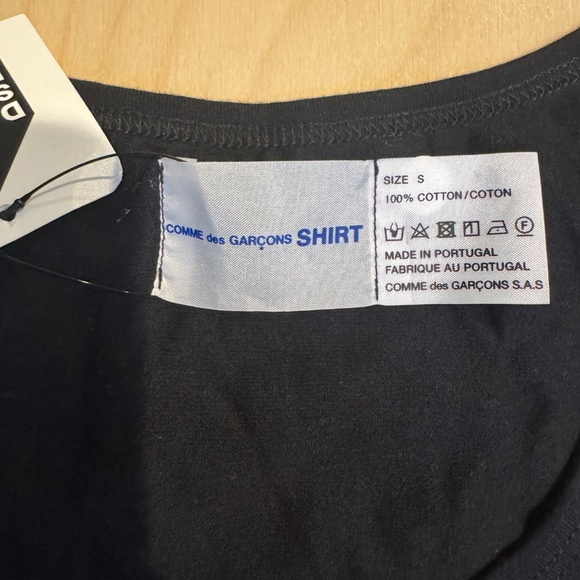 Brand New Men's Comme Des Garçons SHIRT - Black Tank Top - Picture 2 of 4